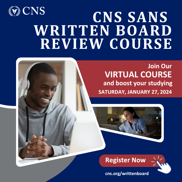 CNS_Update's tweet photo. Level up your studying with this one-day intensive program designed to prepare neurosurgery residents for the ABNS Primary Exam! Our expert faculty will leave you feeling confident &amp; ready to take on the exam. Save your spot: https://t.co/sFKmSoJ0u1
#CNSCourse #writtenboard #nsgy https://t.co/iM5vIMmNxp