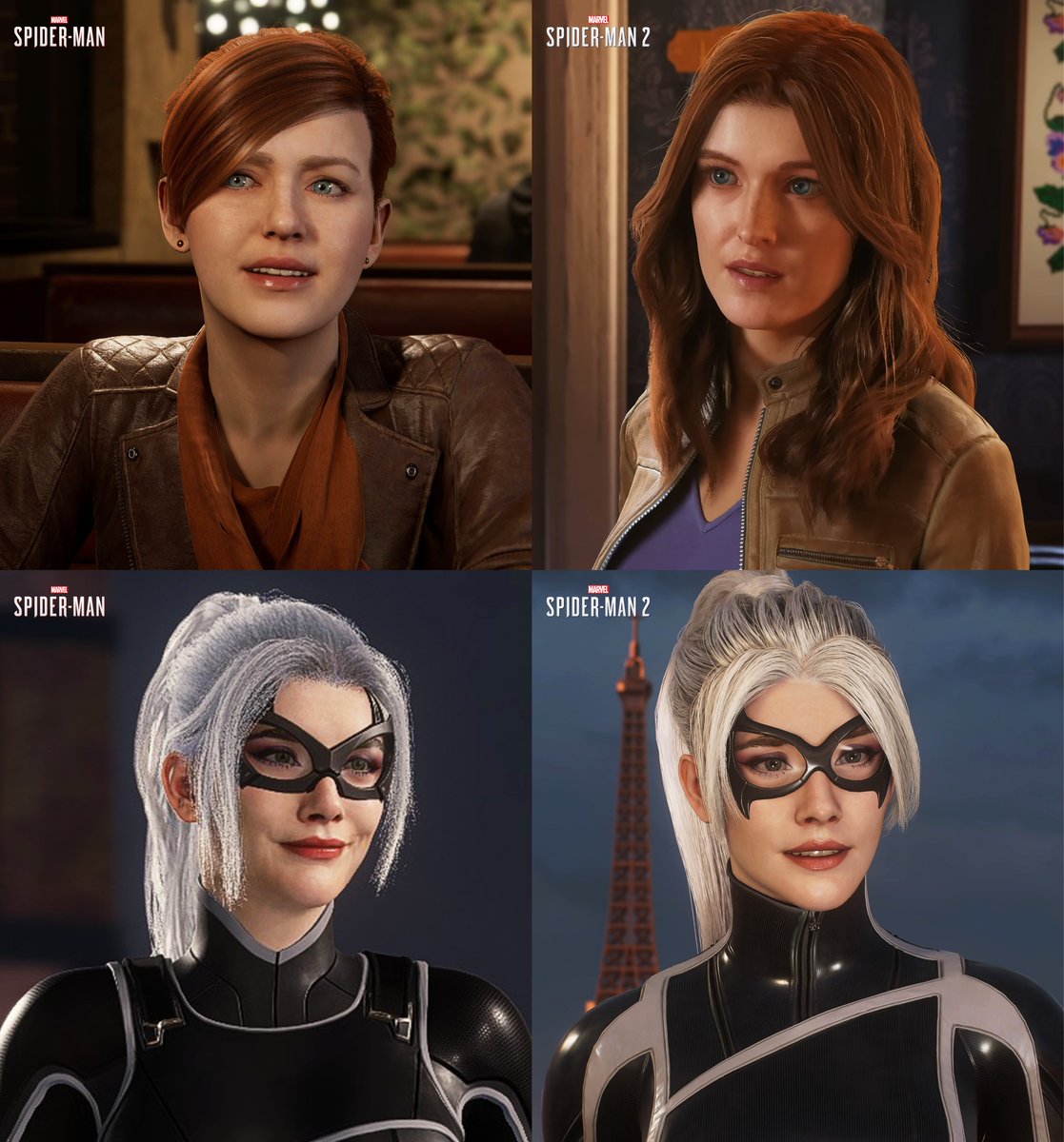 Mary Jane and Black Cat upgrades.