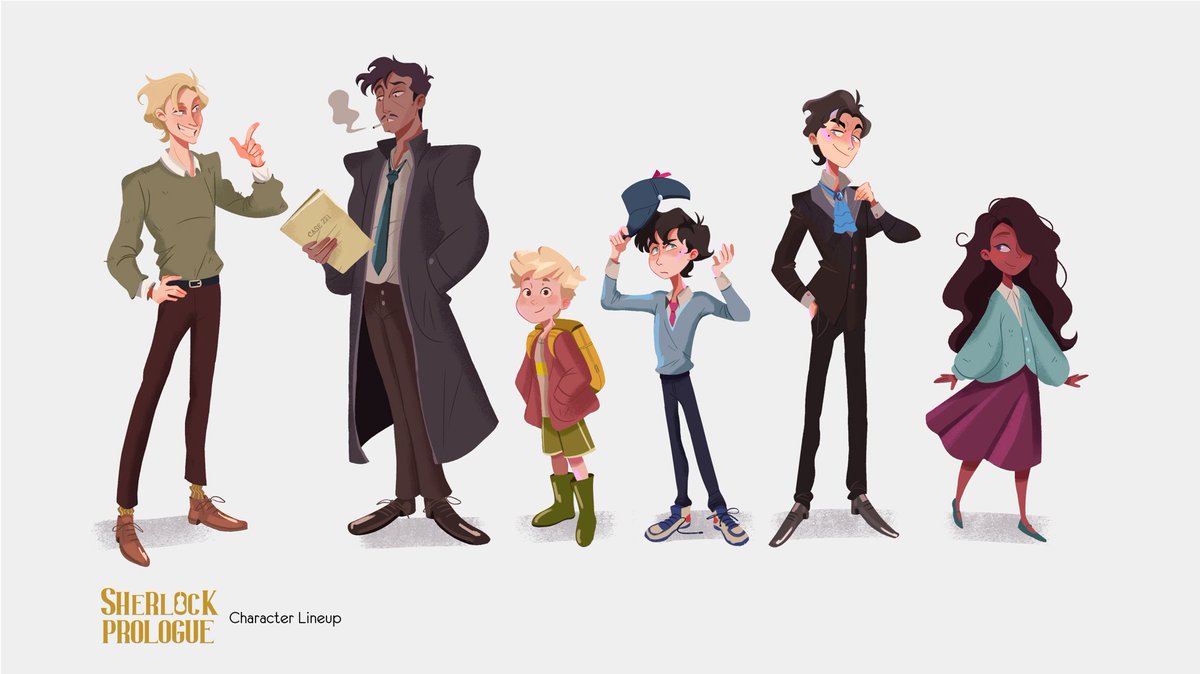 Sherlock personal project keeps coming  back.
(Moriarty.Lestrade.John.Sherlock. Mycroft.Irene) 
.
.
.
#characterart #conceptart #visdev #sherlock #sherlockprologue