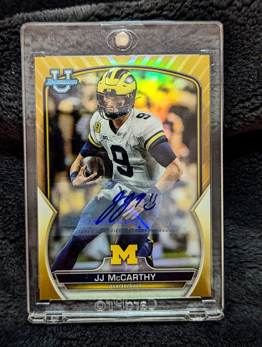 SpottedBabies's tweet photo. Shout out to @GemMint10_Cards on the hookup! QB 1 and Heisman Frontrunner 🐐🔥 #GoBlue #BeatLittleBrother https://t.co/Iu1wjhIWgV