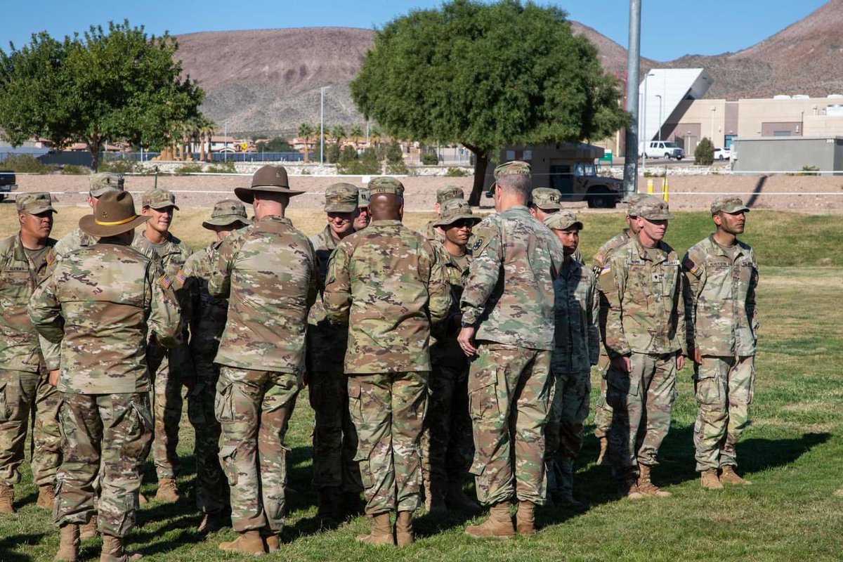 70thRCO's tweet photo. ALLONS! Tremendous effort and super proud of the Regiment and Fort Irwin for a great E3B! We awarded 98 new experts yesterday on Fritz Field who are going to inspire the next group to succeed! BLACKHORSE! @11ArmoredCavReg @NTC_UPDATE https://t.co/u9abkWvt07