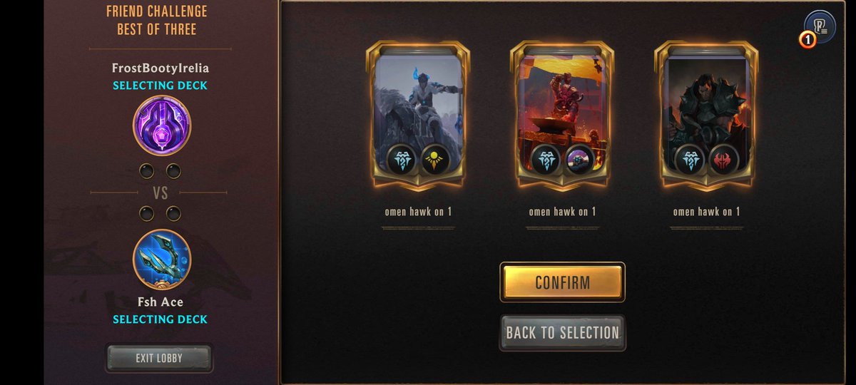 I am out at top 8 in The Duck Cup, ran a lot of omen hawks, but lost to poros.

Yes there is poros is semifinals now, quick go catch it on stream.