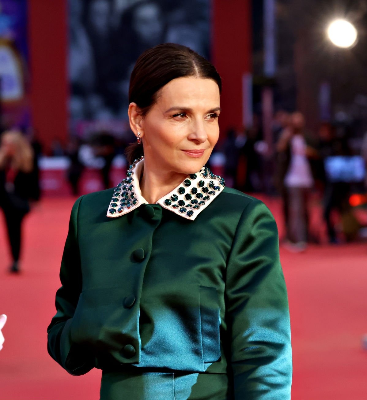 Juliette Binoche Wore Prada To 'The Pot-au-Feu' Rome Film Festival Premiere