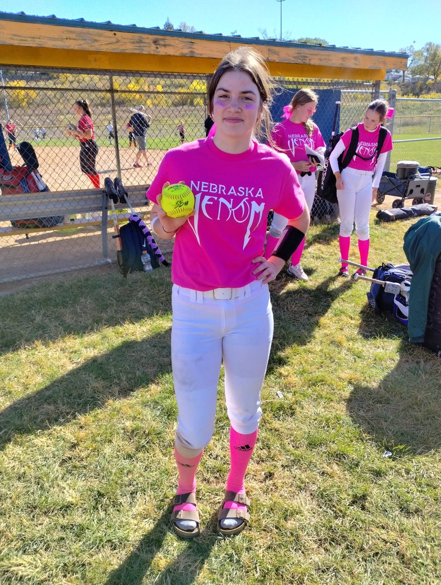 Venom18u's tweet photo. Congratulations to Macey Bubbert! She roped a 2-run inside-the-park HOMERUN this morning! Way to go, Mace!! https://t.co/iTXZbPsjH2