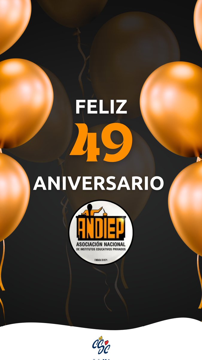 Nos sentimos orgullosos de ser miembros de ANDIEP, una asociación que ha marcado la diferencia en la educación privada. ¡Feliz 49 aniversario! 🥳

#andiep <a href="/andiepnac/">ANDIEP Nacional</a>
