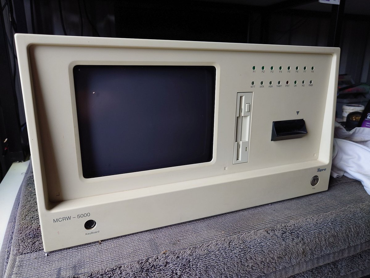 double_oh_two's tweet image. 東プレ (Topre) MCRW-5000 machine internals