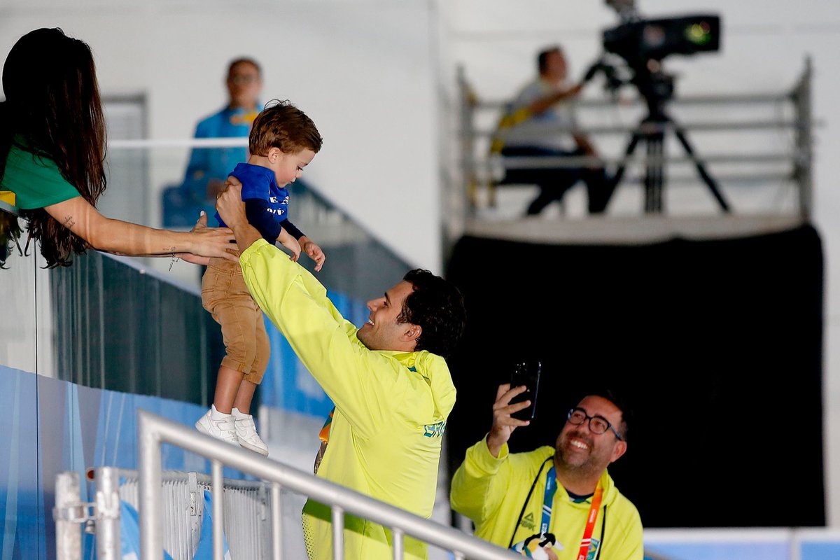 Mas a maior medalha do Marcelo Chierighini é esta aqui