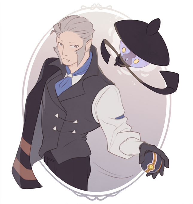 The vampire aesthetic suits Ingo's classiness as teeth suit a neck 🦇🩸