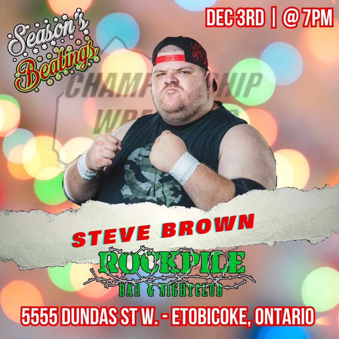 It's been said you NEVER forget your first.  Sunday December 3rd the 1st and only 2 time <a href="/WrestlingCWO/">CWO Wrestling</a> champion returns to the Rockpile.