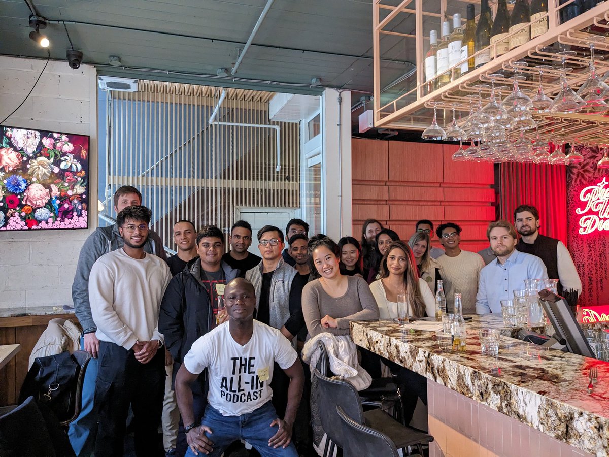 tobinansong's tweet photo. Here's a pic from All In Podcast Episode 150 Fan Meetup Toronto, Canada with @notduggal @thebrandonmbest

@ALLIN_meetups getting together in real life on @getriver_io https://t.co/MDm8WdO4YA