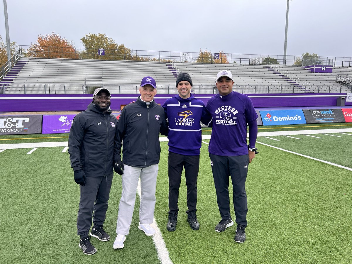 aidookj1's tweet photo. What a game today @westernuFB @LaurierFootball @DalyNews8 @CoachForsyth https://t.co/xepmKZKPcc