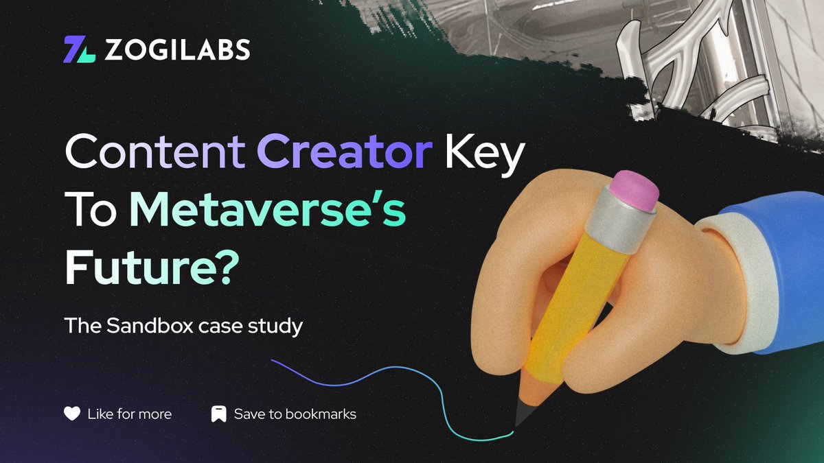 ZogiLabs's tweet photo. The Metaverse Future Is Where Creativity Rules 🚀

Amidst the changing tides of the metaverse, @TheSandboxGame, led by @borgetsebastien, continues to thrive. It's no longer a realm of land speculators but a flourishing hub for creativity.

It also shares many similarities with DGaaS powered by Zogi Labs, but from the beginning 👇

1. Gaming Experiences 🌟

The Sandbox focuses now on offering gamers an array of real experiences, through racing and fighting games created by various brands and creators.

With over 200 unique experiences made by creators that are now part of this dynamic world, there's no more talk of speculation.

2. Empowering Content Creators 🖌️

As part of Sanbox's commitment to supporting content creators, Nicola Sebastian has joined as Chief Content Officer to strengthen collaboration with content creators, game studios and brand partners.

Through his expertise and passion, he will amplify the creativity of diverse content, including single-player and social hubs, music, fashion, sports, entertainment, and cultural experiences on this open metaverse platform.

3. Crafting the Metaverse 🪄

The transformation of The Sandbox from land speculation to a realm of limitless creative gaming experiences is truly awe-inspiring. As more creators join the abundance of content ensures player journeys remain limitless.

At Zogi Labs we perfectly know the potential of enabling creators to shape the metaverse's essence without boundaries, thanks to DGaaS...⬇️

4. DGaaS: A Gaming Revolution 🌌

Decentralized Gaming-as-a-Service (DGaaS), developed by Zogi Labs, revolutionizes the metaverse concept with higher accessibility driving adoption.

It doesn't just expand the metaverse but unchains it! Anyone can join this mission to become a creator, with or without technical skills, and craft games, quests, and challenges effortlessly.

In turn, players have a great chance to delve into an ever-expanding universe of content, making gaming adventures boundless as never before.

5. User-Generated Content 🎮

Gaming is evolving through user-generated content and AAA titles like Fortnite, Roblox, or Eggy Party prove players' immense creative power.

It's not just about consuming content; it's about actively creating it, transforming the gaming landscape into a limitless metaverse where creativity knows no bounds!

It's clear: The Sandbox and Zogi Labs stay ahead of the Metverse's future! 🌟