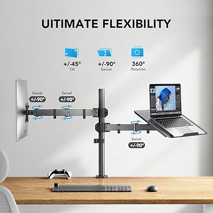 BAshoopTshirt15's tweet image. HUANUO Laptop Monitor Mount, Single Monitor Desk Mount Holds 32 inch, Laptop Notebook Desk Mount Stand fits up to 17 inch, Fully Adjustable Weight up to 22lbs.
#Laptop #pclaptop
#macbook #laptopapple
#ApplePay #appleday 
#dell #ASUS #MSI 
#USA #SaudiArabia 
#amazon