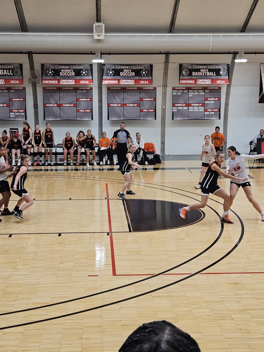 Former Charger <a href="/katietatum1523/">katie tatum</a> puts up 19 points, gets a few assists and of course takes a charge in her first college game!