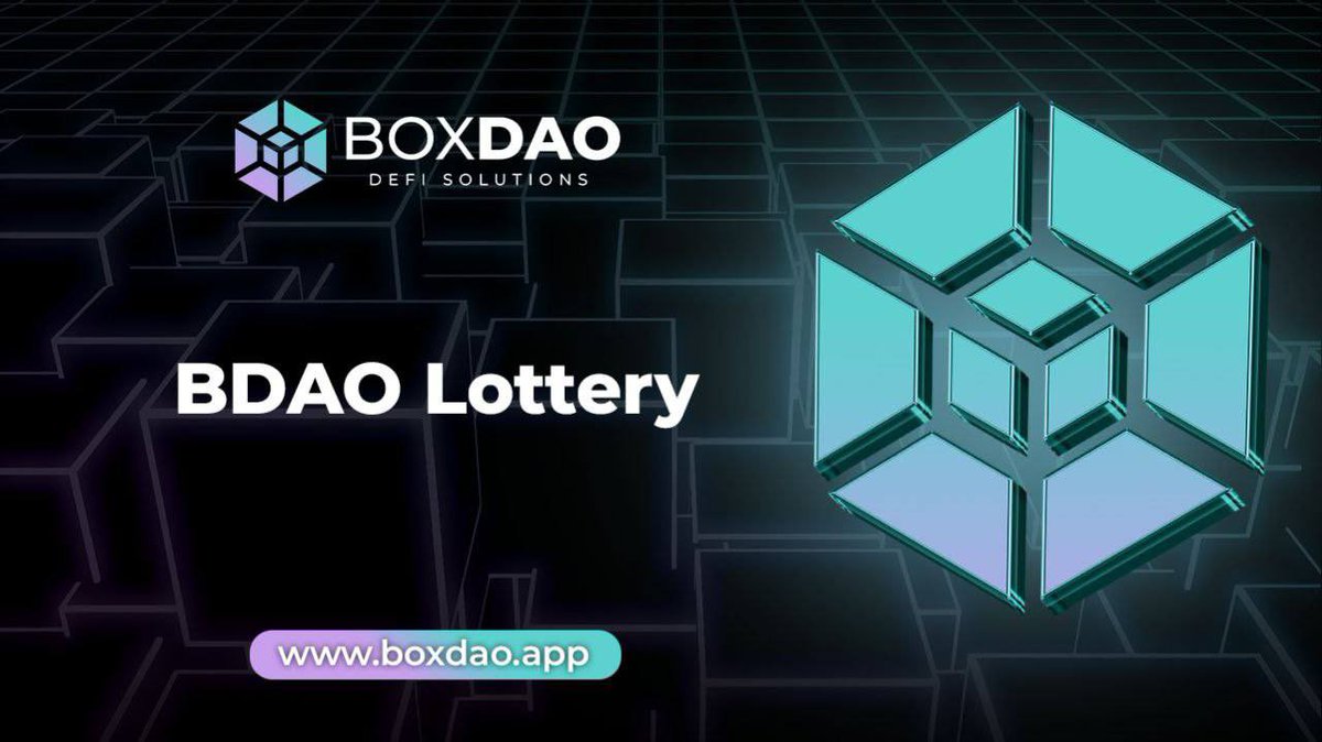BoxDao_Defi's tweet photo. ๐ #BDAO Lottery
โ๏ธ DeFi rewards platform: User of platform will be able to earn through staking and betting pools. In addition, there will also be extra earnings for the best users of the Boxerians ranking.
๐https://t.co/dlajANtJhm
#Crypto #BSC #BoxDAO https://t.co/VzkoJbH4T9