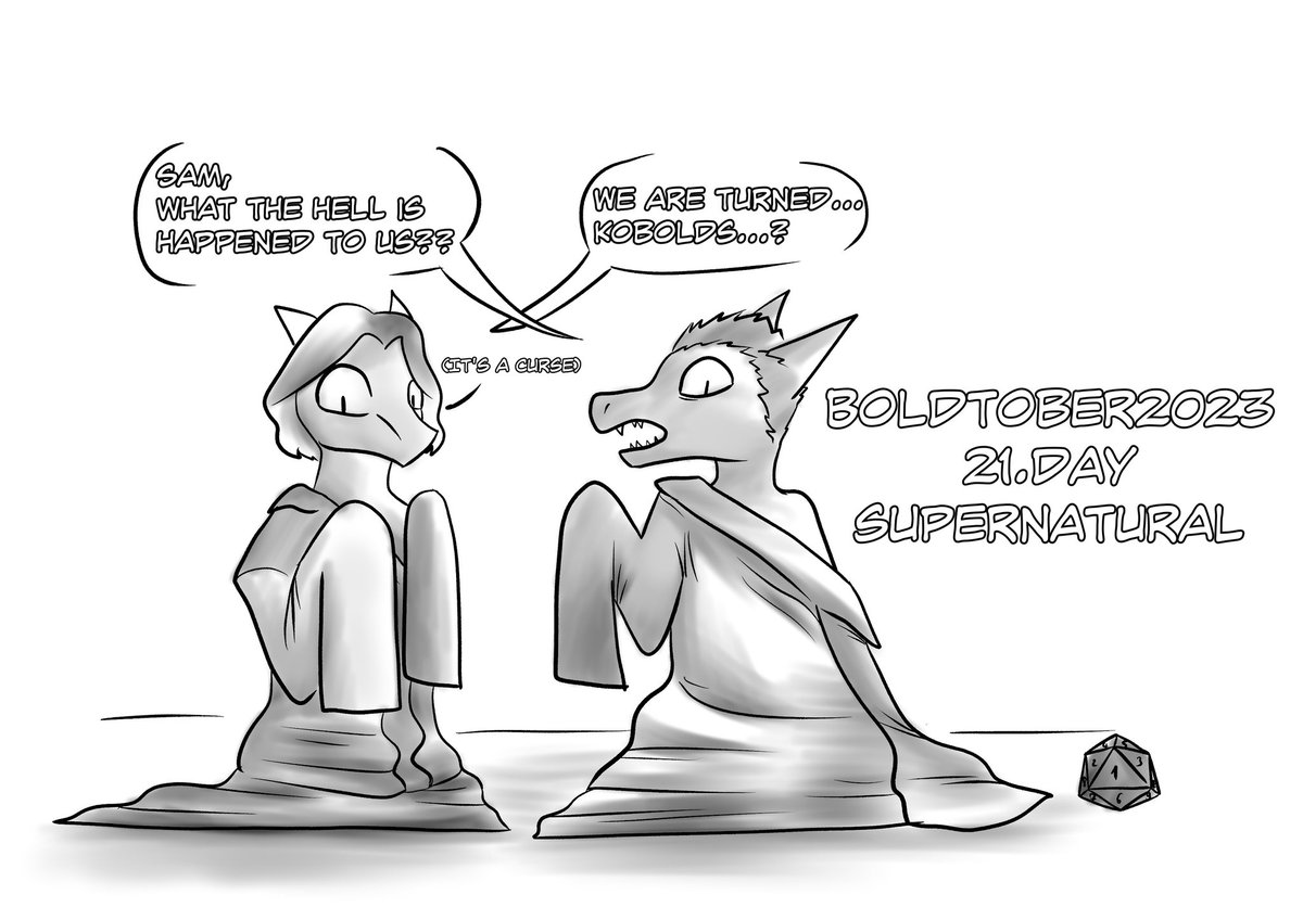 ImSzidney's tweet photo. Boldtober2023
21. day
Supernatural
#kobl #kobold #boldtober #boldtober2023 https://t.co/yGXvq9cJ3a