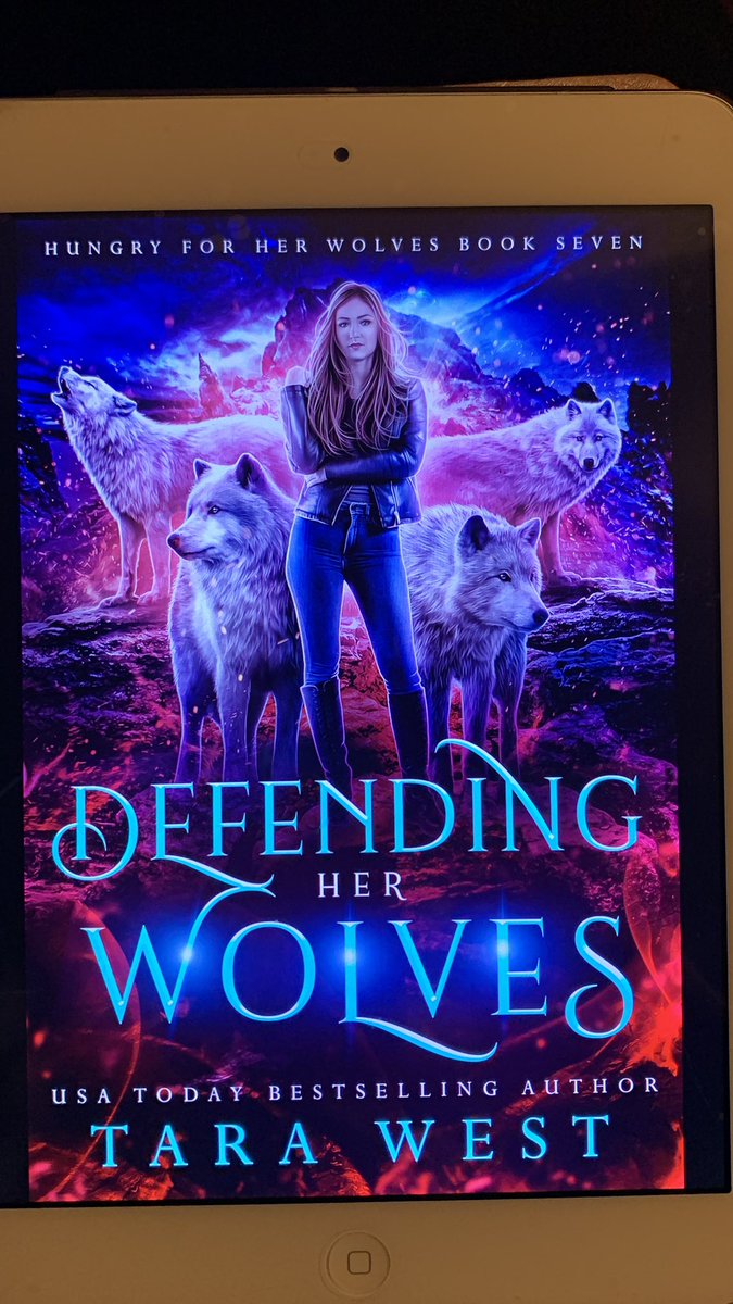 #TaraWest #WolfShifters #readingismyjam #whoneedstvnotme 
#booklovers 
Loving this series, reading through them in a day and a half to two days.