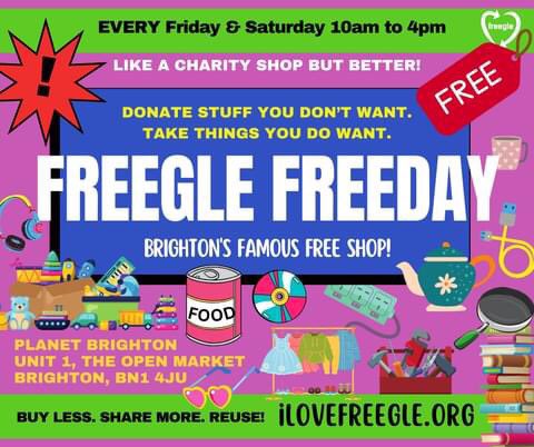 CityReuseDepot's tweet photo. A super busy time was had at this week’s #Freegle #FreeShop!
Open 14 hrs
852 customers✅
525kgs donations���🏻
500kgs given away - that’s half a tonne of stuff!♾️
💚worth~£1k
250kgs carbon saved🌍
29hrs volunteer time😇
£85.11 donations💰
#NationalReuseDay
#RepairDay
#RecycleWeek https://t.co/LhCTJJAodw