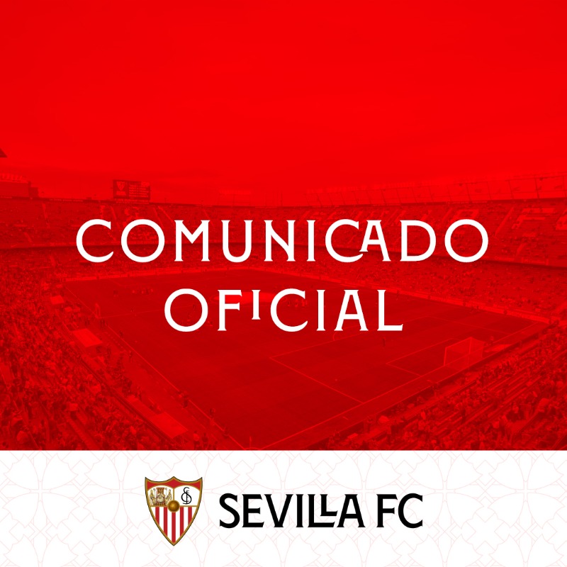 SevillaFC's tweet photo. ✍️ Comunicado oficial: Sevilla FC-Real Madrid

#WeareSevilla