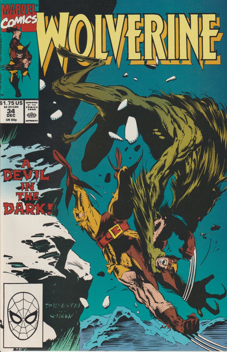 #Wolverine cover by #MarcSilvestri and #DanGreen.  A Devil in the Dark.  #comicbooks