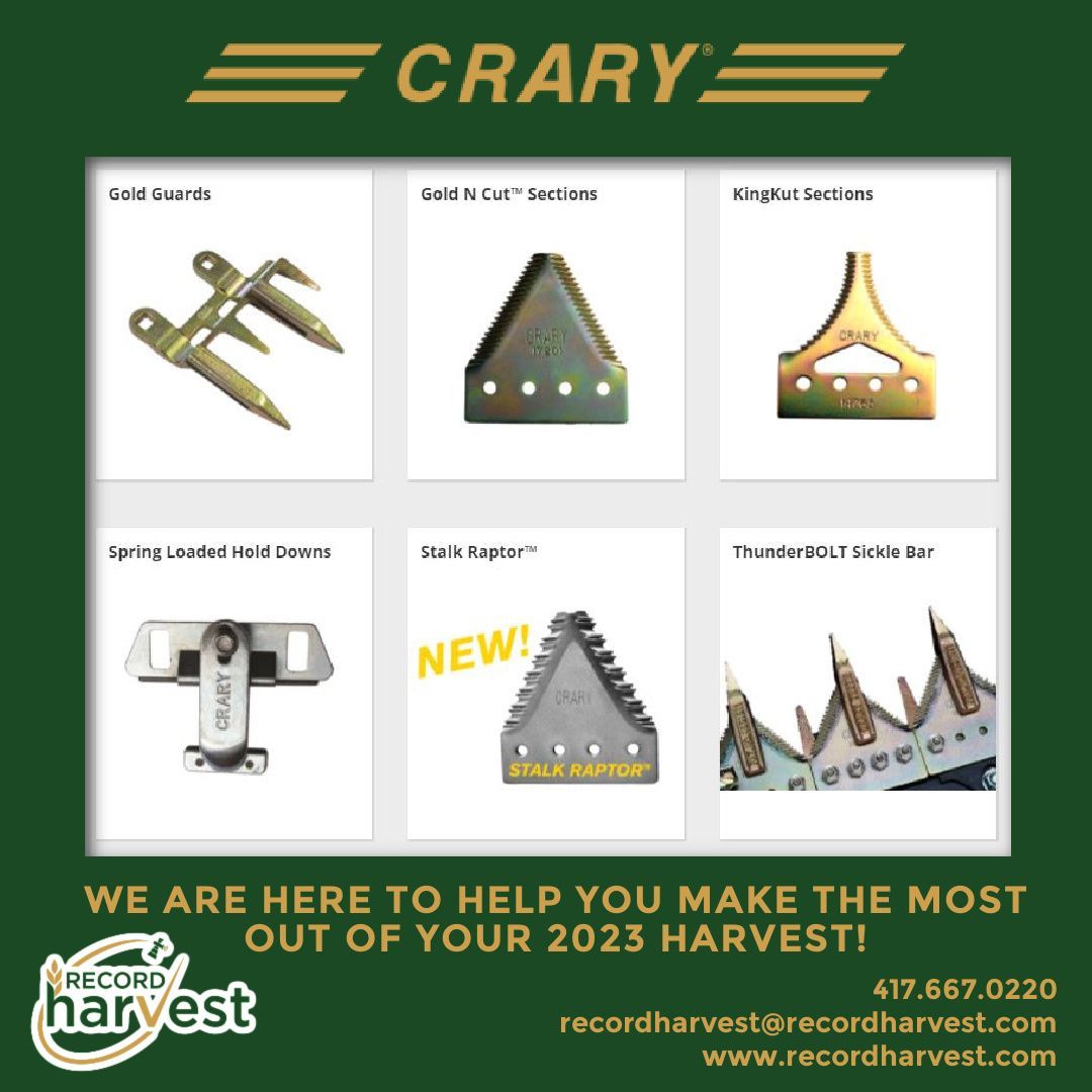 1. Keep your equipment running smoothly with high-quality replacement parts from Record Harvest. 🚜 #FarmLife #Agriculture #Harvest #RecordHarvest #replacementparts #farming