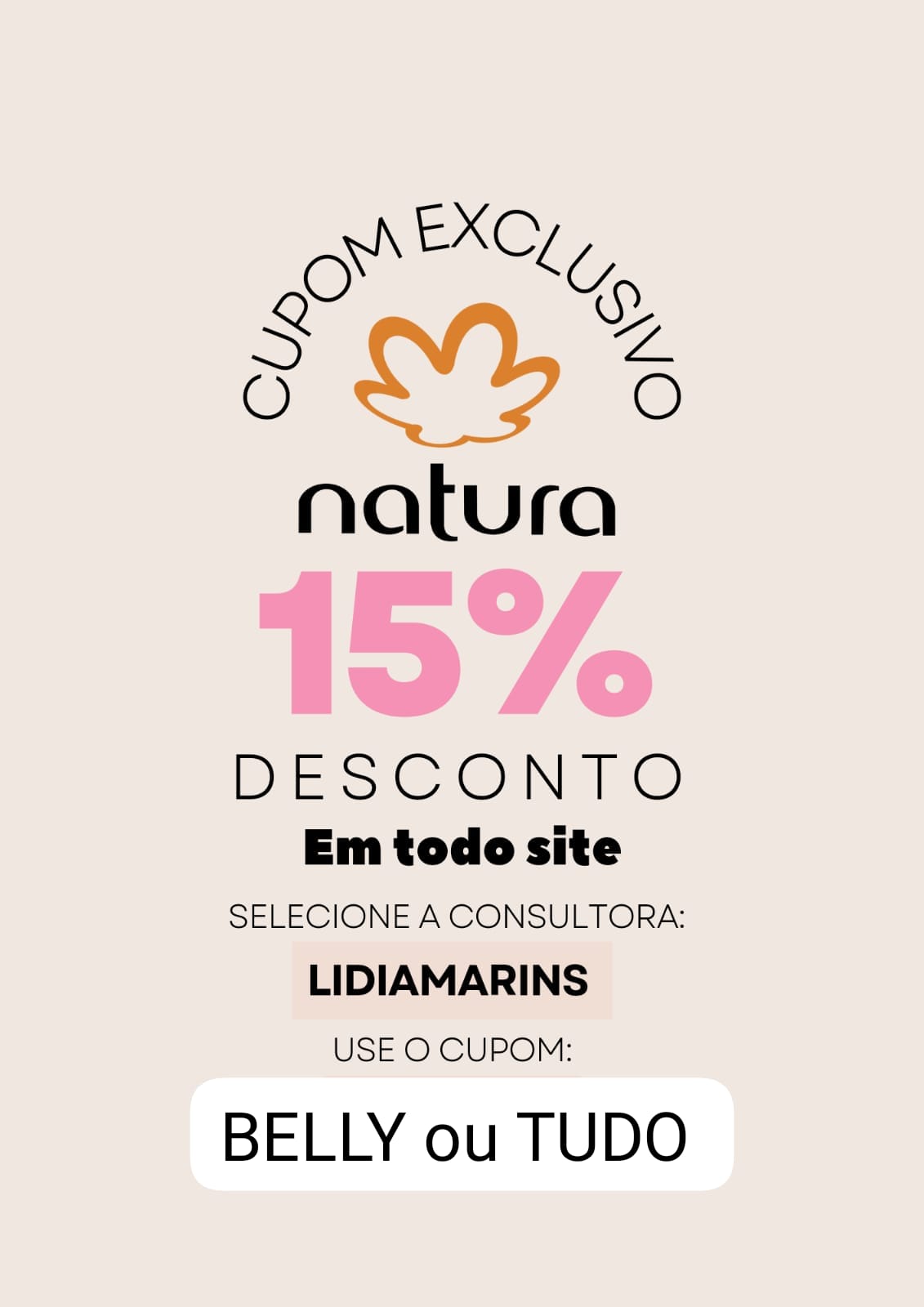 cupom de desconto natura –