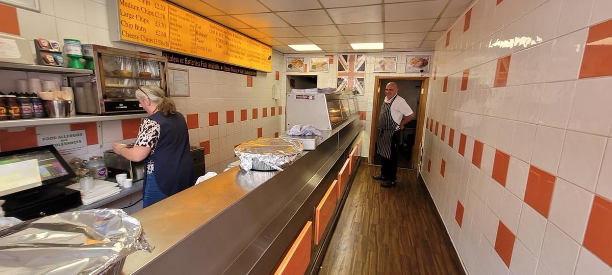 Saturday 7th October photos.  Thank you so much to Andy and all the guys at Golden Chicken BBQ for providing an amazing fish and chip supper! We bought the fish, the chips came in our waste collections and he kindly fried them and he donated the beans, mushy peas and curry sauce.