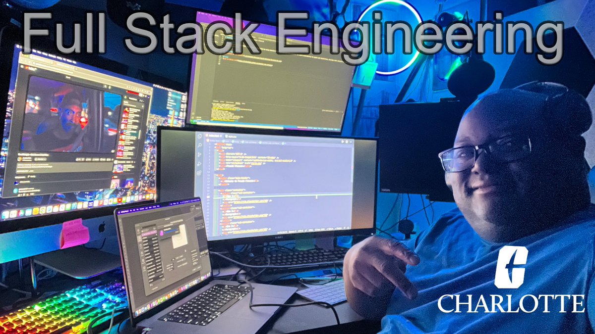 Phillip_codes's tweet photo. Just completed my second week at UNC Charlotte's Coding Boot Camp! Balancing a full-time job, classes, and project work has been a tough but rewarding challenge. Excited about the journey ahead! 💼📚👩‍💻 #UNCCharlotteCoding #FullStackDevelopment #bootcamp #uncc https://t.co/99bGAgTrjG