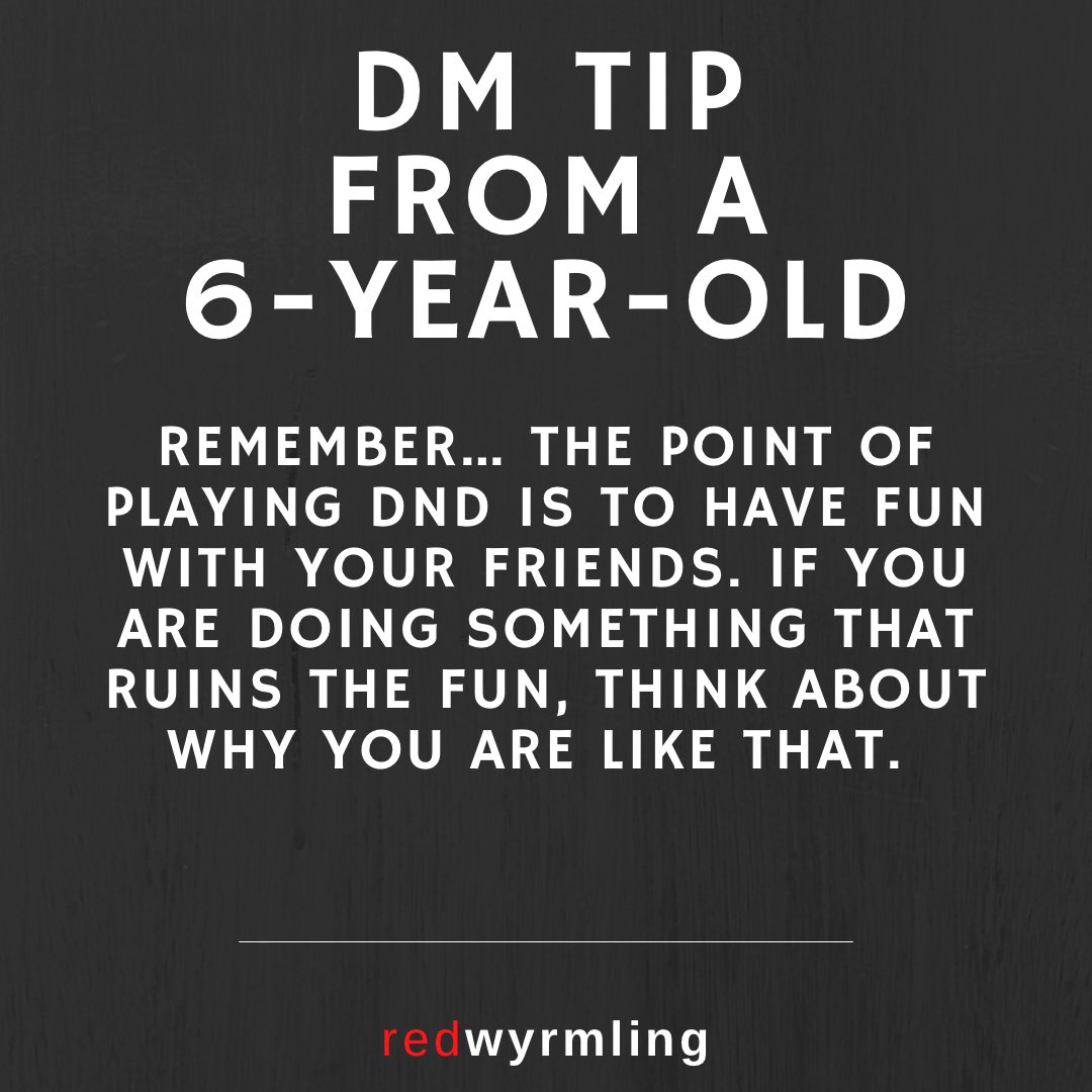 Dungeons &amp; Dragons is supposed to be a whole lot of fun. 

#dnd