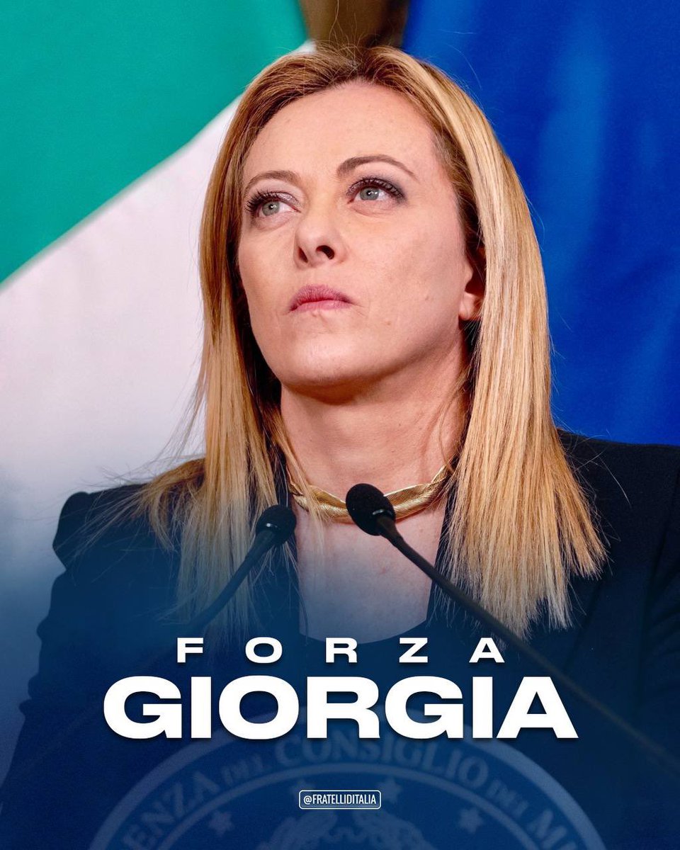 emanuelamari_cv's tweet photo. 🔵 Siamo al tuo fianco, Giorgia.

@FratellidItalia con @GiorgiaMeloni 🇮🇹 https://t.co/OIu0MO503C