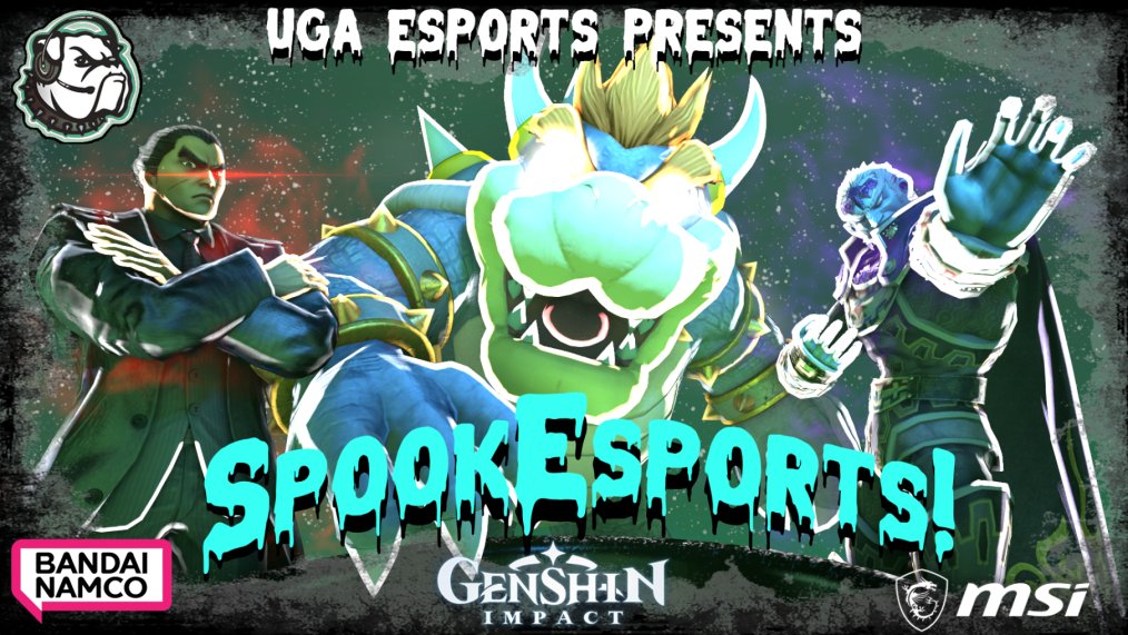 EsportsUGA's tweet photo. As we approach the end of October, it's about time we announce our biggest event of the year, SPOOKESPORTS!! Esports at UGA presents a night full of games, contests, raffles, free food, sponsored prizes, and more! Mark your calendars for 11/5 as you do not want to miss this! https://t.co/2jFuAHQ1Wv