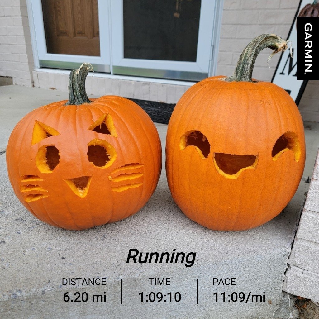 MedalChasers's tweet image. Saturday 10k! Our daughter and her boyfriend wanted to carve pumpkins last night and these were the outcomes! Love fall! 🎃

#fallrunning #10k #saturdayrun #octoberrunning #happyhalloween #running #medalchasers