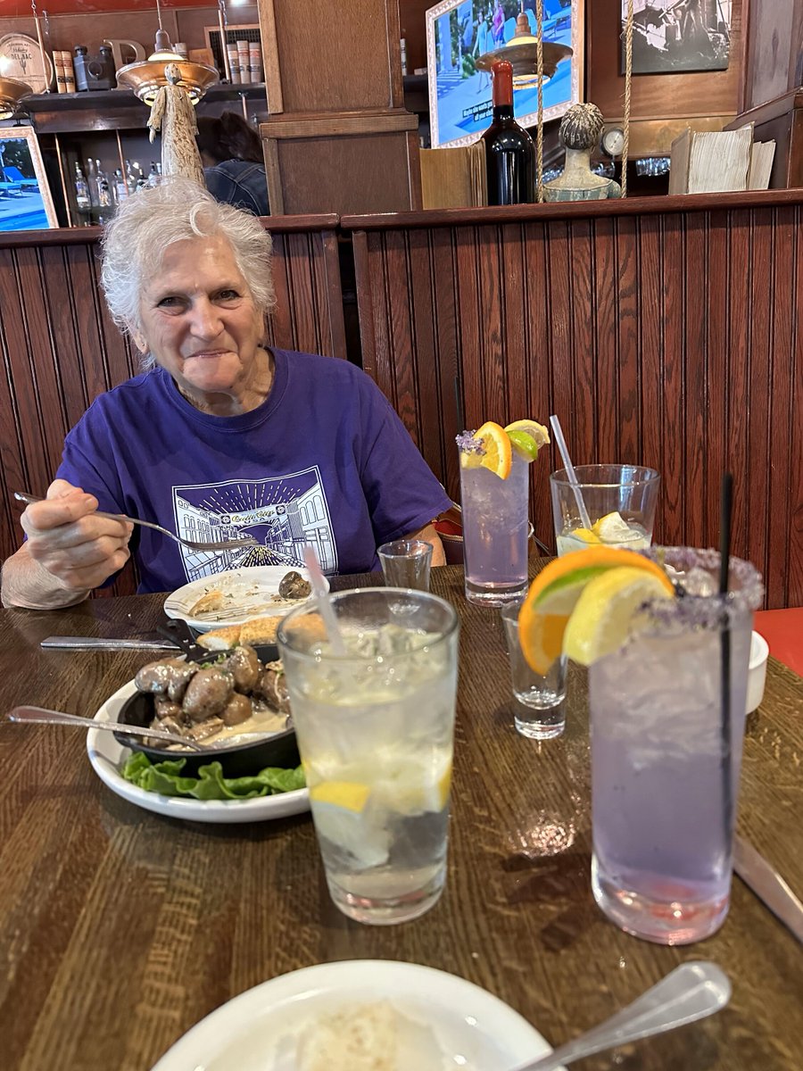 Out to lunch with Mom in Bisbee, AZ and having butterfly margaritas with drunken mushroom appetizers. Spending the day antique shopping in Bisbee!

#momsarethebest #butterflymargaritas #antiqueshopping #familyfun #memories #authorlife #writerlife #romanceauthor #romancereader