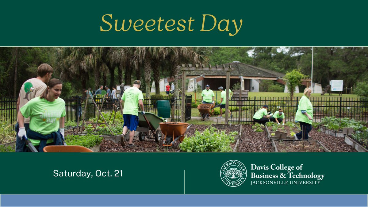 JUbusiness's tweet photo. Sweetest Day is simply a reminder that a thoughtful word, deed or small gift enriches the life of the recipient as well as the person giving it. Make a difference today Dolphins! https://t.co/BgNrAs2Tke