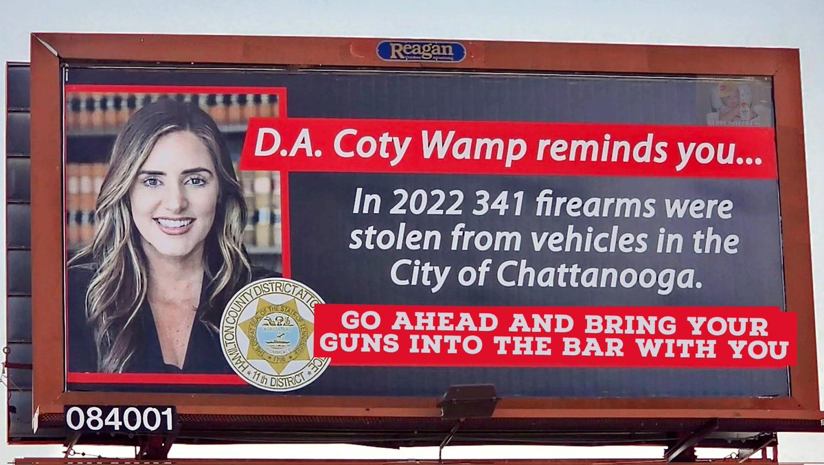 It seems like some folks over on r/chattanooga are having a little fun with the district attorney's new billboard.