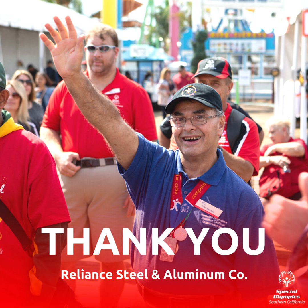 SOSoCal's tweet photo. #SaturdayShoutout π: Big thanks to our year-round partner, @Reliance_RS, for your steadfast support. You're a vital part of our mission, helping to build a more inclusive world. π
#WeAreSOSC #Shoutout #YearRoundPartner #RelianceSteel https://t.co/trtCrrLWqg