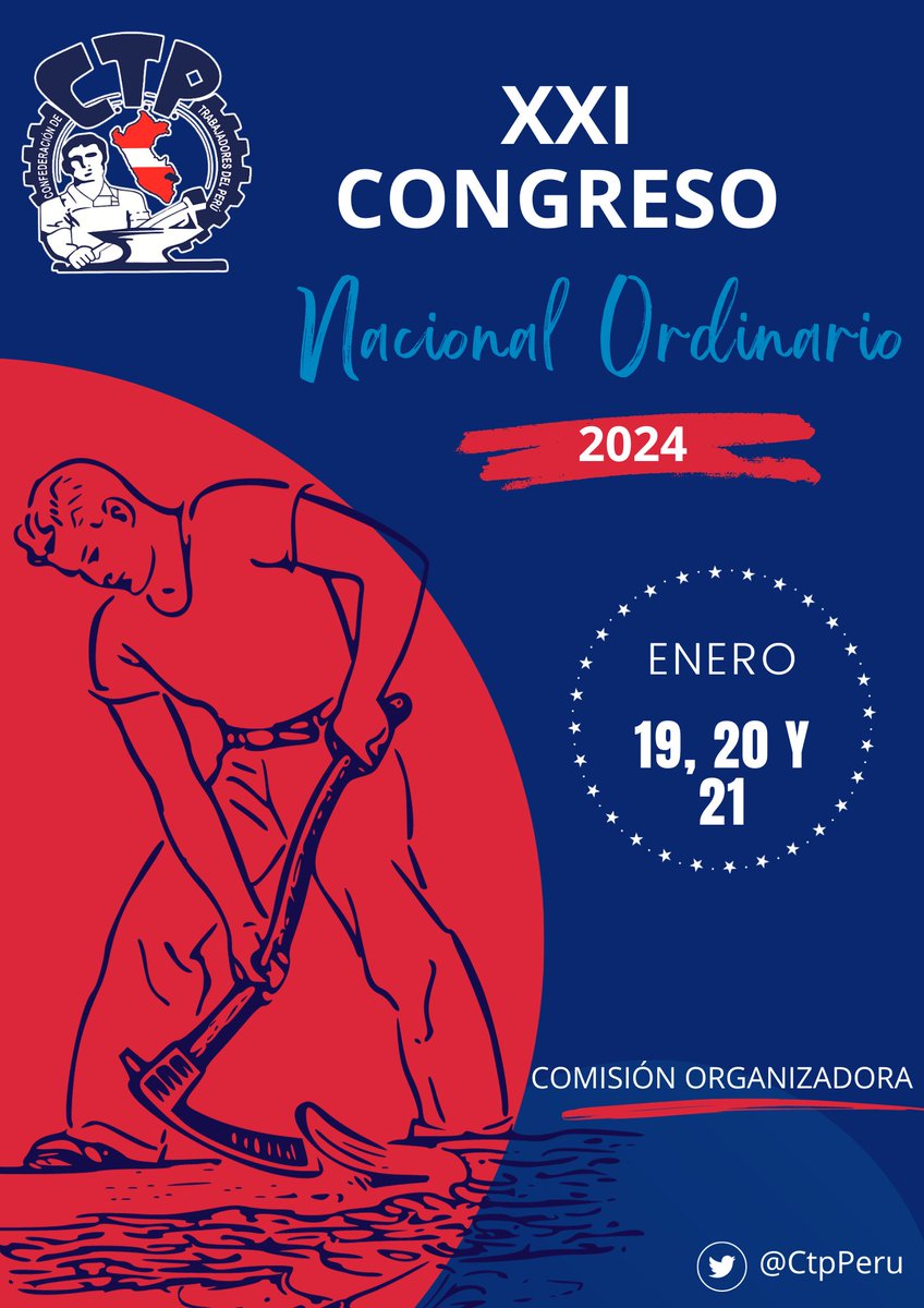 #Congreso2024CTP | Tiempos de cambio, un verdadero cambio que permitirá replantear la línea sindical y democrática en el Perú. 
Unidos Venceremos! <a href="/FidelBuitronP/">Fidel Buitron Espinoza</a> <a href="/RicardoaliagaO/">RicardoAliaga_Of</a> <a href="/Fetraccaap_Of/">Federación de Trabajadores de Construcción Civil</a> <a href="/primerafuente1/">🇵🇪 Elí Castelo</a> <a href="/OITnoticias/">OIT</a>