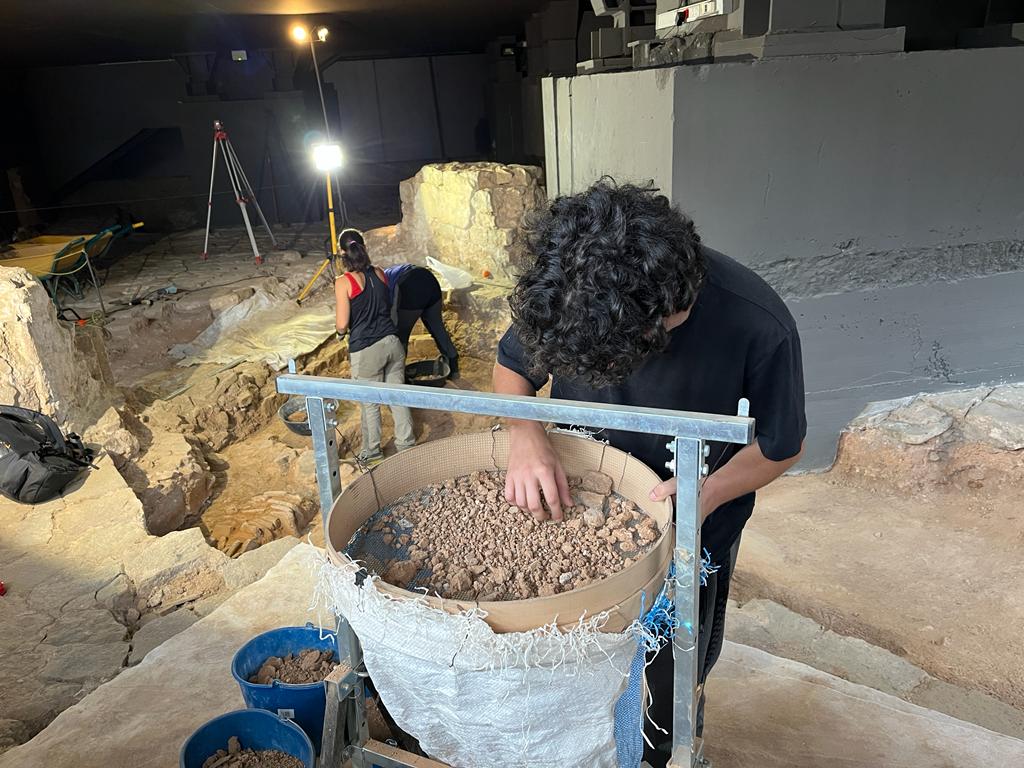 srieramora's tweet photo. El projecte participa activament en l'estudi geomorfològic de la depressió del Born-La Ribera i en la recuperació de restes bioarqueològiques en les intervencions arqueològiques a la casa Duran del @ElBornCCM @ACBA_BIOARQ @arqueologiabcn https://t.co/qe6H2K2ZYW