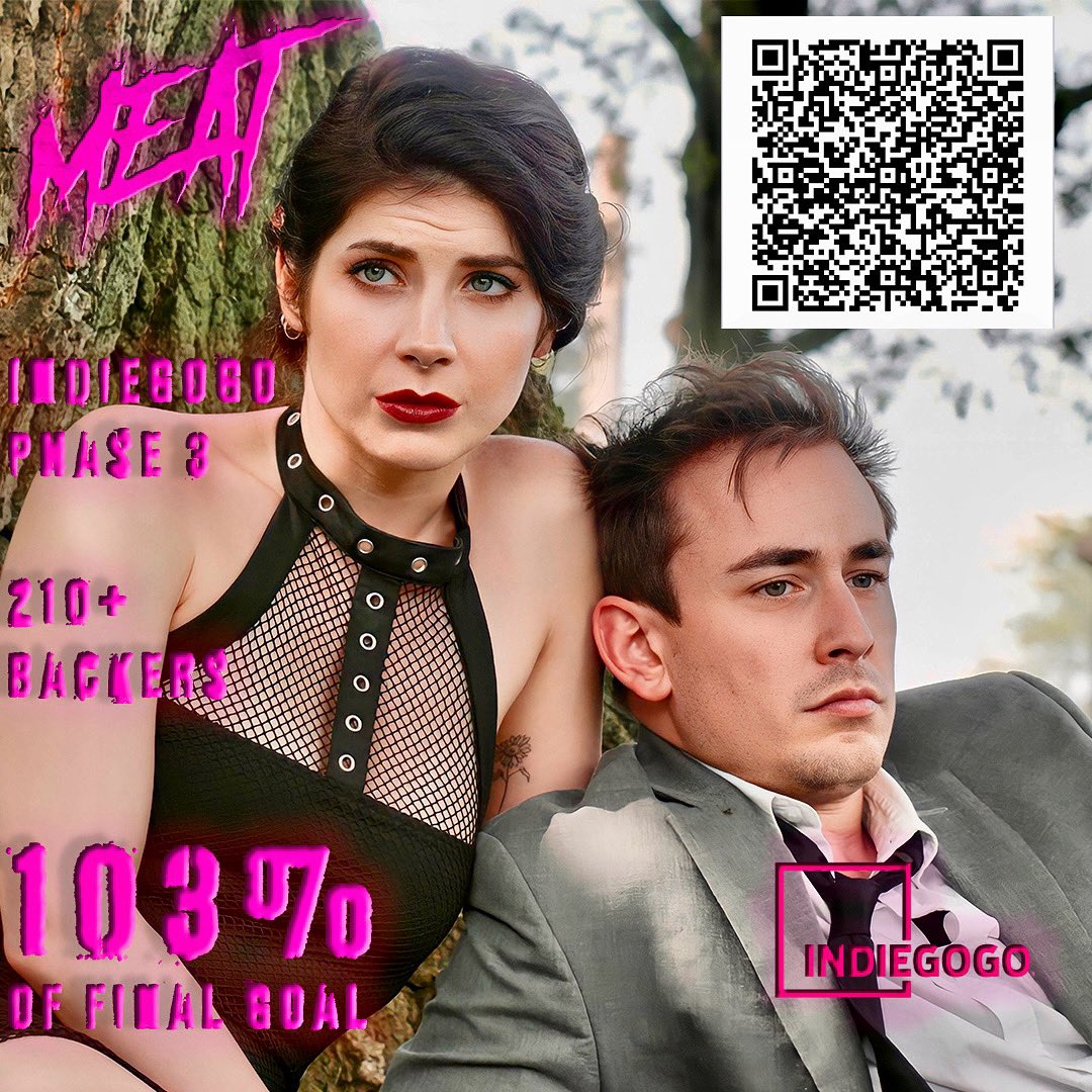 For those of you who like to wait til you know an @Indiegogo campaign is going to be successful, well…
Perhaps nows the time you consider a contribution to @MeatHorrorMovie …?
103% and climbing!
#crowdfunding #indiegogo #MEATtheMovie #LGBTQ #gayhorror 

indiegogo.com/projects/meat-…