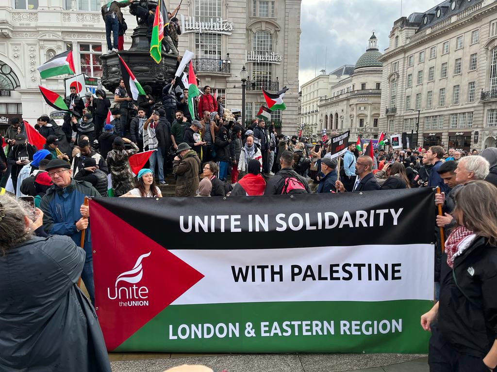 <a href="/unitetheunion/">Unite the union: join a union</a> standing in solidarity with the #Palestine