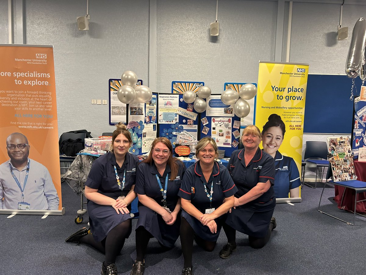 Thank you to everyone who supported the Recruitment event l@NorthMcrGH_NHS.. Special thanks to @jane789howarth1 @CharleneRLamont @WardF1NMGH and @LynneBanno49142