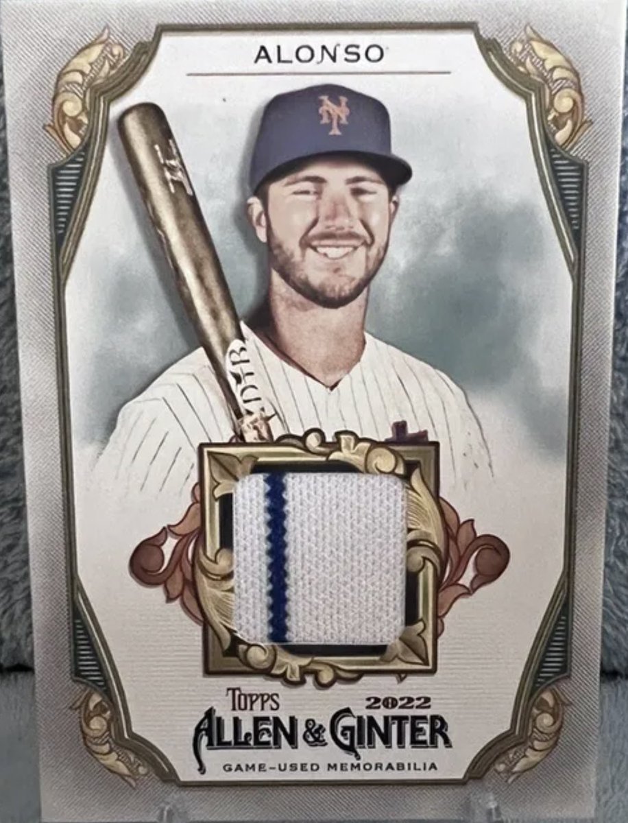 🚨🚨 PETE ALONSO 🐻‍❄️ GIVEAWAY🚨🚨 

- 2022 Topps Allen &amp; Ginter Relic Card #AGRB-PA Pete Alonso Mets Jersey Patch

To Enter:
🧡Follow Us
💙Retweet 

The Winner Announced In 48 Hours 🔥#Mets #LGM