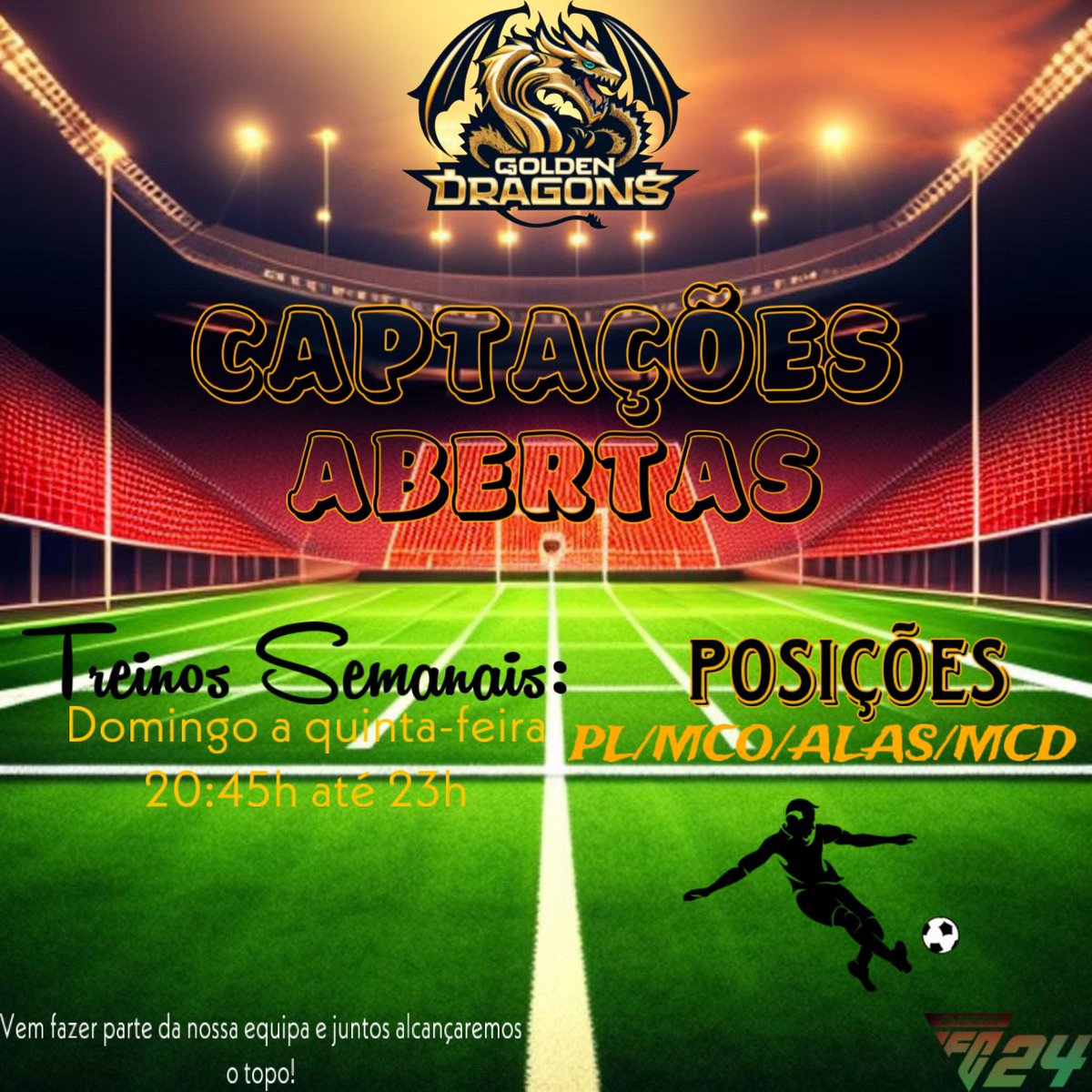 RodrigoBritoxzz's tweet photo. Os Golden Dragons vem ao mercado a procura de jogadores, mais informações MP @proclubs_tuga @clubs_dotgaming @OfficialVPG @VPLlPortugal https://t.co/g7Hkbp3iaL
