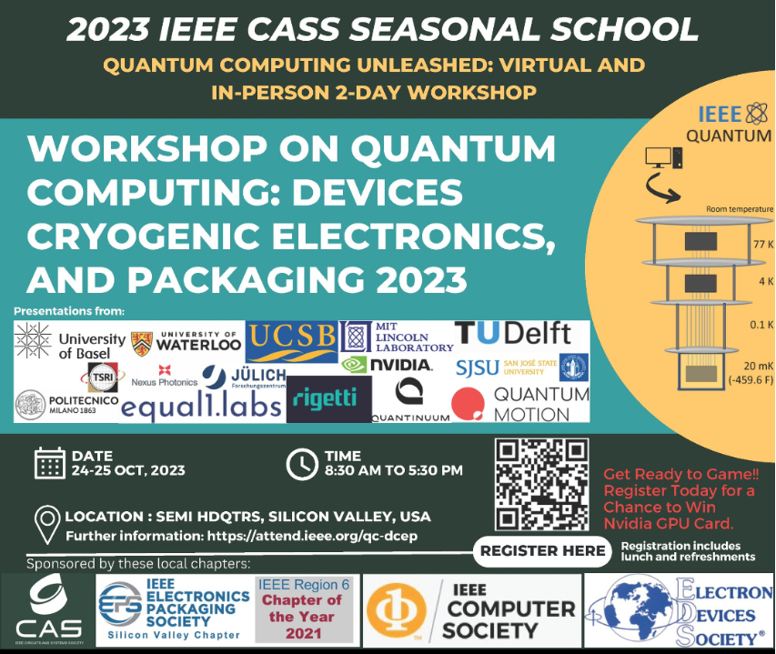 Join the CASS Seasonal School on Quantum Computing: Devices, Cryogenic Electronics, and Packaging from 24-25 October. Don't miss the opportunity to dive into the quantum realm, learn from experts, and be part of cutting-edge discussions. Register: loom.ly/C_rz2IU