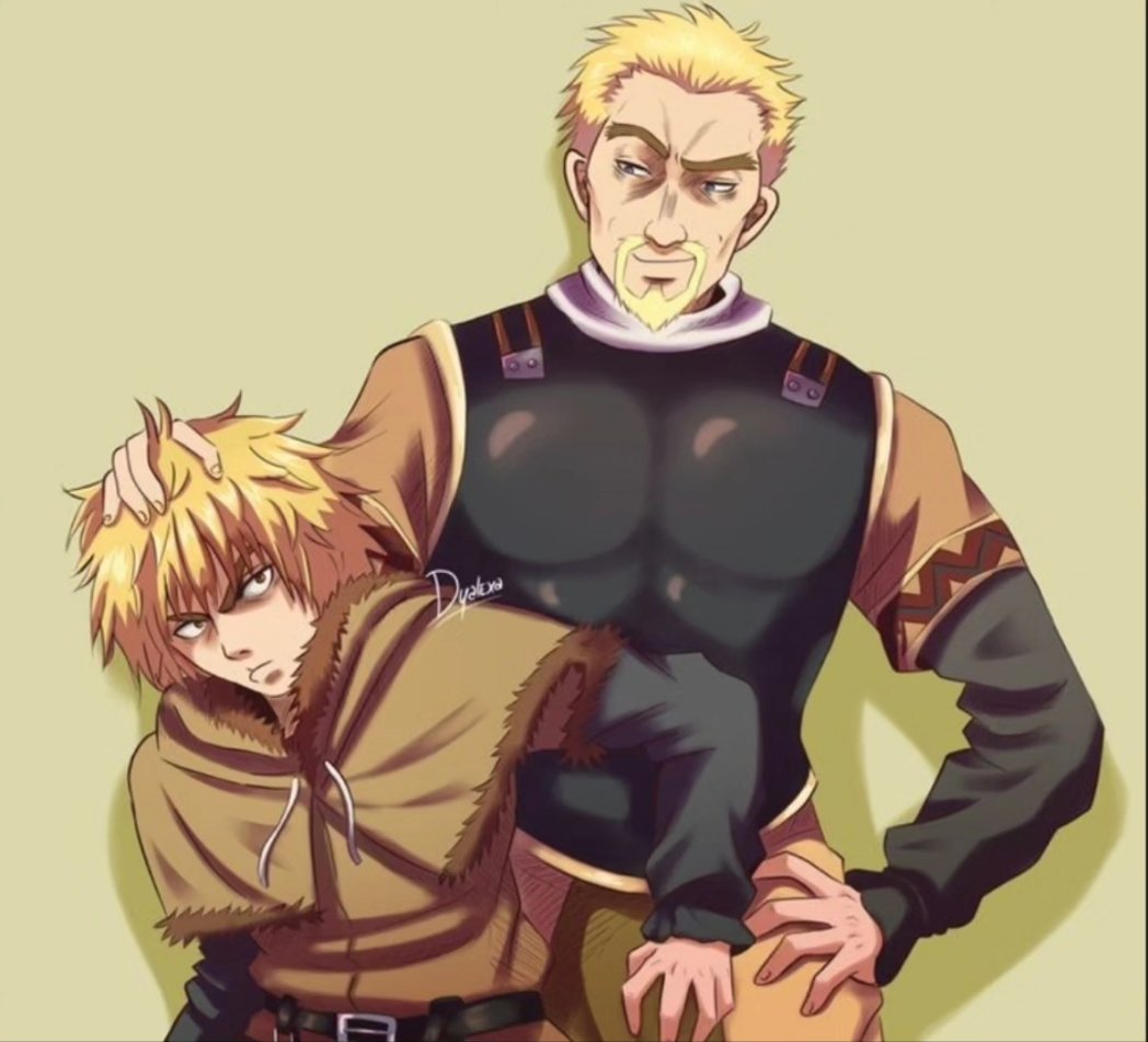 bernakenshin's tweet image. Thorfinn and Askeladd in a nutshell 😂
More of me and my Grandpa's Vinland cosplays ⚔️
The fanart is created by @Dyalexa_
Photography by @/ar1photography
#vinlandsaga
#Vinland
#vinlandsagaCosplay
#VINLAND_SAGA