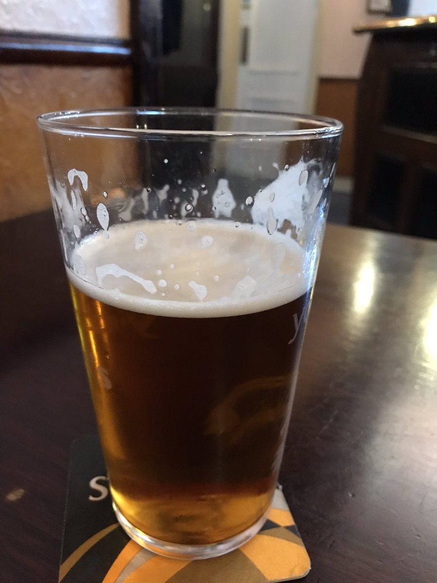 Last week I (reluctantly) paid £6.50 for a pint of @TimothyTaylors #landlord (a new personal record). Today, I'm enjoying a better one for £2.50. If you think beer duty is the problem or that #cask is under valued then someone's taken you in.