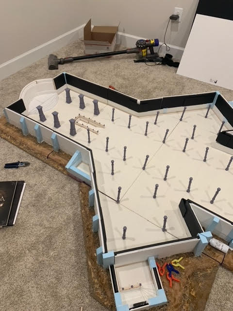 A_DungeonDelver's tweet photo. Doug Waltmann's 28mm build of the Temple of Elemental Evil continues. Waiting on some 3d printed doors, sculptures, gargoyles, etc. from me. The pillars are all my work.
#dnd #adnd #gygax #toee #dungeonsanddragons #advanceddungeonsanddragons #greyhawk #ttrpgs #tabletopgaming https://t.co/23WbzGNNoL