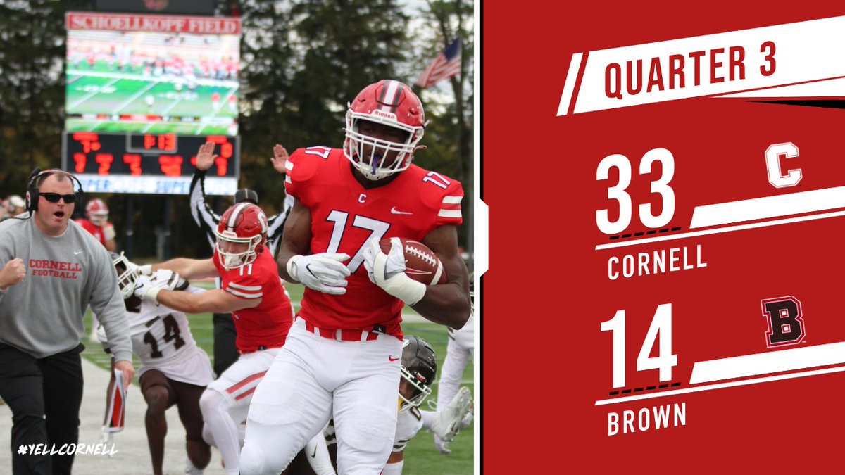 <a href="/BigRed_Football/">Cornell Football</a> Manny Adebi has a career-high in receptions.

Paul Lewis III tallies a pick-six.

Robbert scores his first touchdown of the season.

Plenty to be cheering for, Coach!

#YellCornell