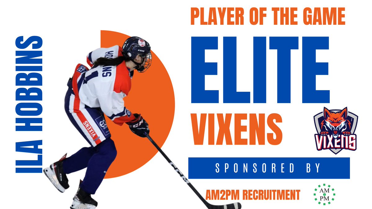 SolihullVixens's tweet photo. End of Game - Vixens 3-0 QBs 🏒

W and shutout in this one.

Goals 🚨 - Alderson-Smith, Henry and Hobbins

POG for Vixens - Ila Hobbins

Thanks to QBs for today's game. https://t.co/i3K8aYXhYx