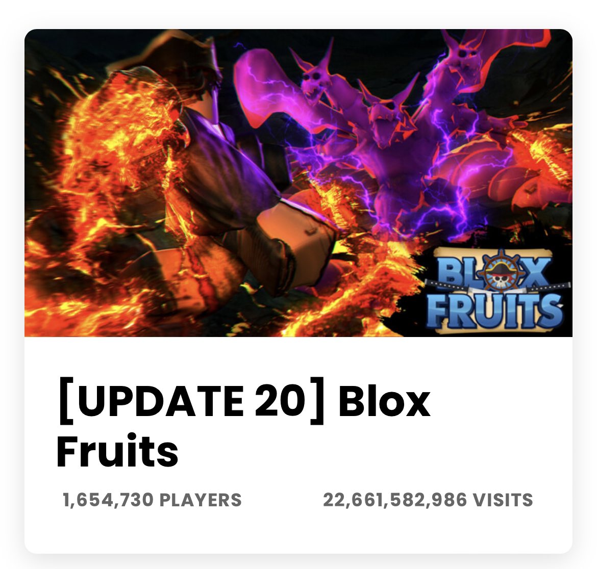 WHERE IS BLOX FRUITS UPDATE 20? 